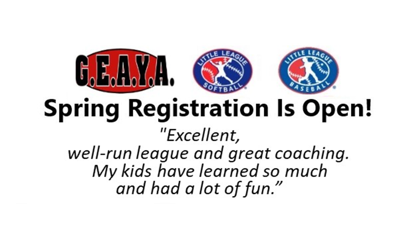 2025 Spring Registration IS OPEN!